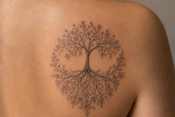 Yggdrasil-Tattoos für Frauen