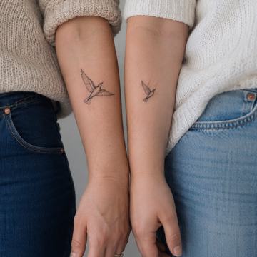 Mutter-Tochter-Tattoo