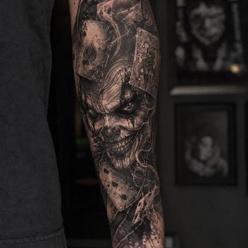 Joker-Tattoos für Männer