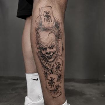 Joker-Tattoos für Männer