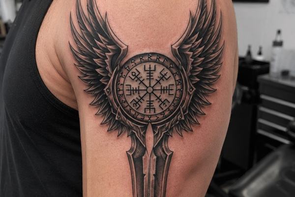 Vegvisir tattoo