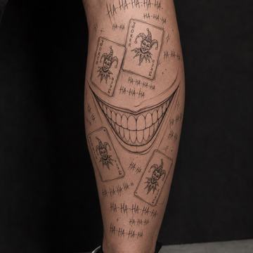 Joker-Tattoos für Männer
