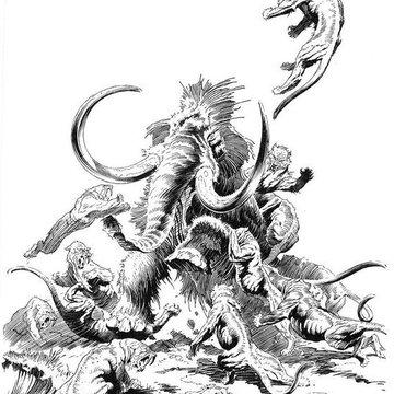 Breathtaking_black-and-white_mammoth_fighting_with_tiger_flock_tattoo_design.jpg