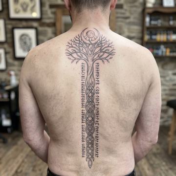 Yggdrasil-Tattoos für Männer