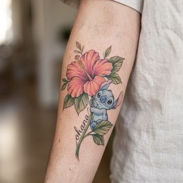 Ohana-Tattoos für Frauen