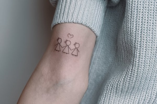 Minimalistisches Tattoo