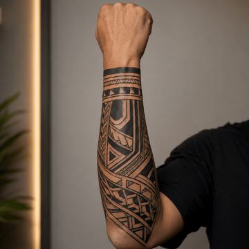 Tribal Tattoo am Unterarm
