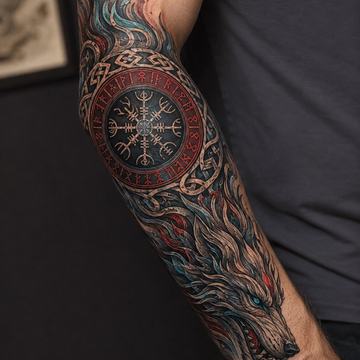 Vegvisir tattoo