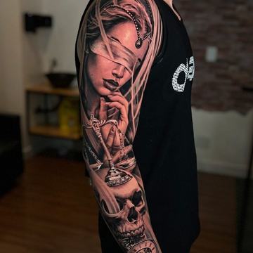 Chicano Arm Tattoo