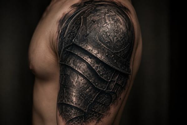 Schwarz‑Grau‑Realismus im Dark‑Souls‑Stil