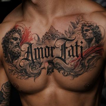 “Amor Fati” tattoo