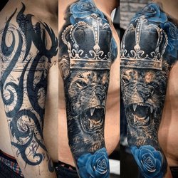 Ausbesserung des misslungenen Tattoos